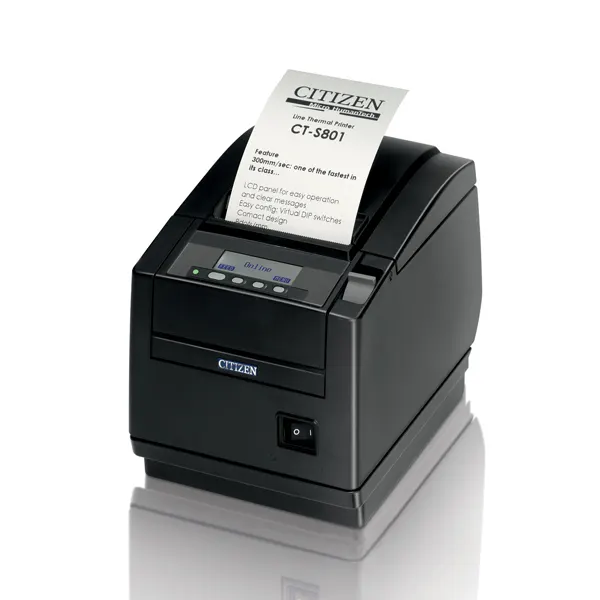 CT-S801II PRINTER LABEL/VERSION NO INTERFACE BLACK