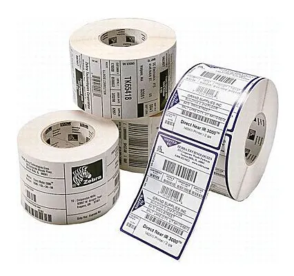 LABEL, POLYETHYLENE, 76X25MM; THERMAL TRANSFER, POLYE 3100T GLOSS, PERMANENT ADHESIVE, 76MM CORE