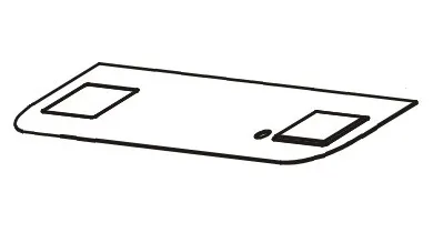 Nameplate, GX420d (Direct Thermal)