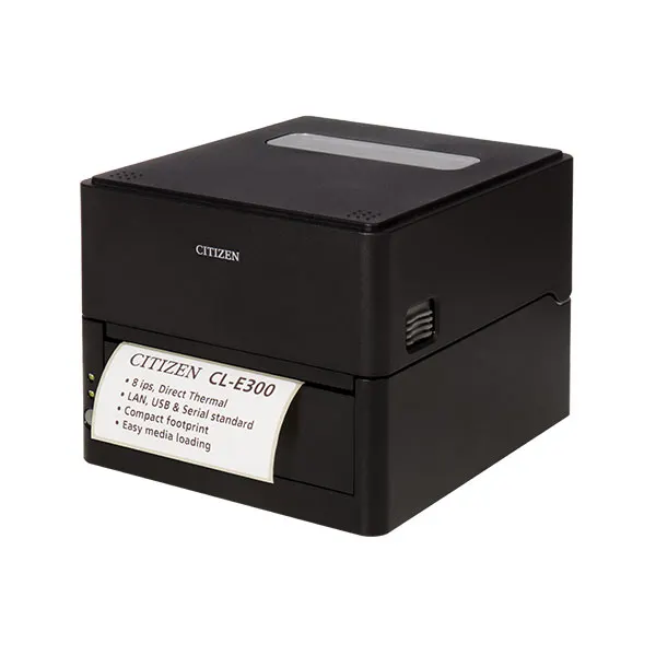 CL-E300 PRINT BARCODE CUT LAN/USB SER BLK EN PWR IN