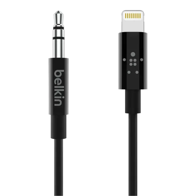 MIXIT LIGHTNING 3.5MM AUX CABLE/0.9 M BLACK