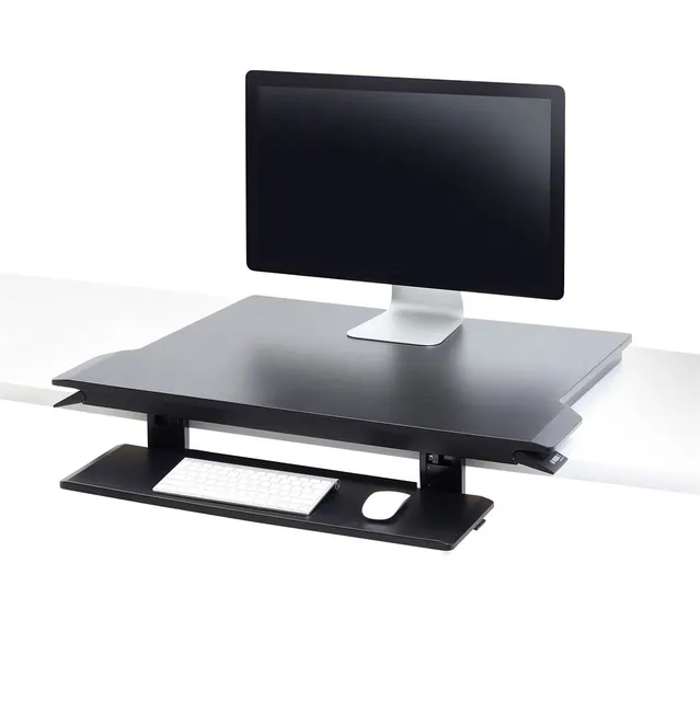 WORKFIT-TX W/DROPDOWN KB TRAY/PVC BLACK