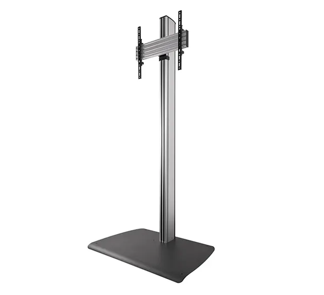 SYSTEM X - Flat Screen Floor Stand (VESA 600 x 400) - 1.8m, czarno-srebrny