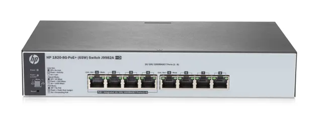 HPE 1820-8G-PoE+ (65W) Reman Switch