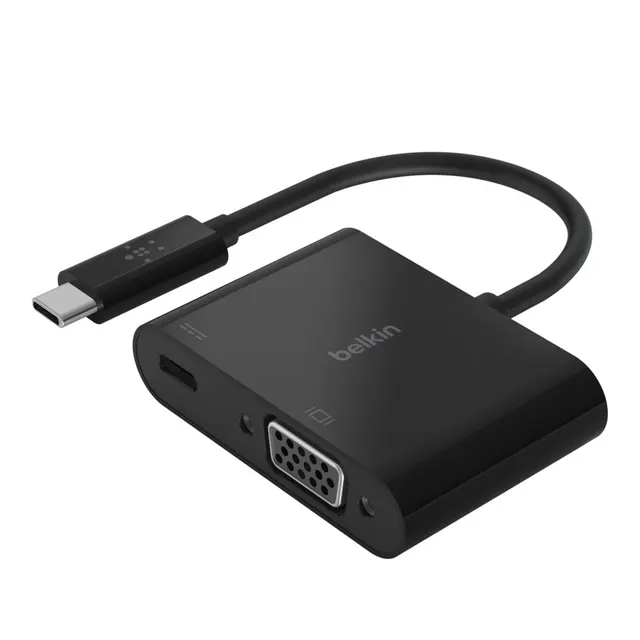 USB-C TO VGA-ADAPTER 60W/PD BLACK