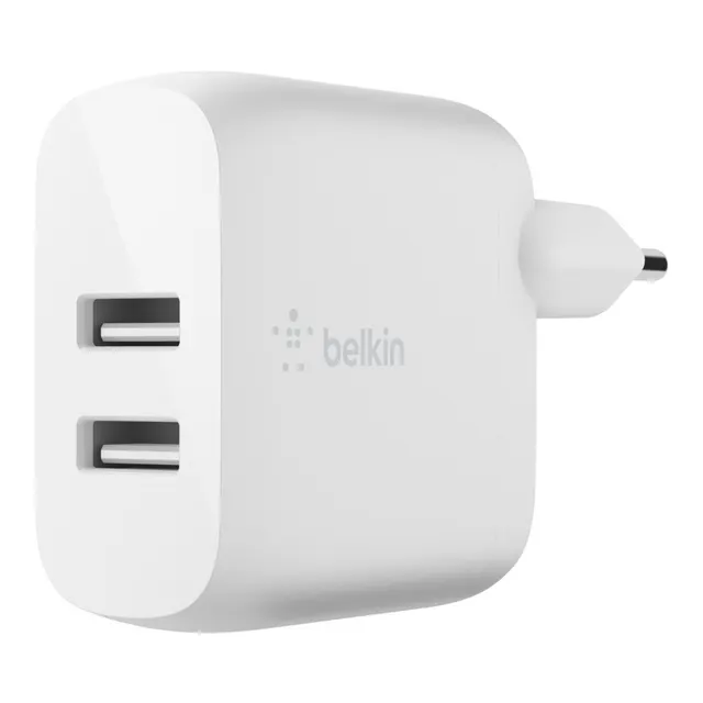 DUAL USB-A CHARGER/24W WHITE