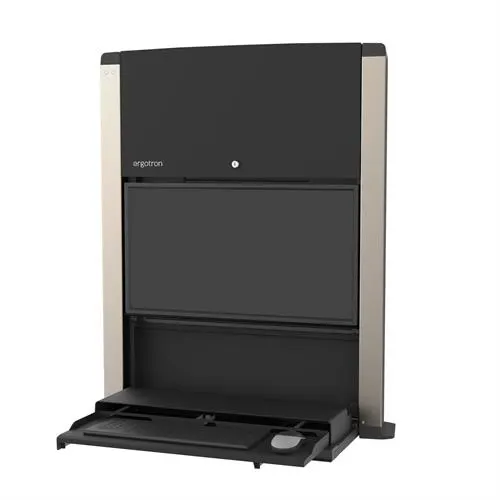 CAREFIT SIT-STAND ENCLOSURE/27IN MIS-D 5Y W BLACK