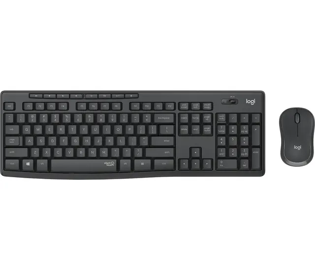 MK295 Silent Wireless Combo - GRAPHITE - UK - INTNL-973