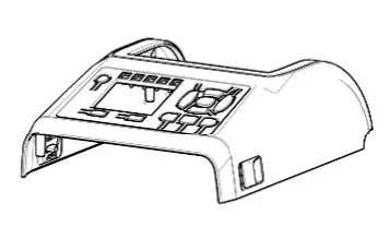 Kit, Cover Assembly for Standard Models without LCD (includes Media Window), ZD620D
