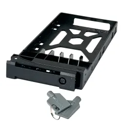 2.5IN HDDTRAY W KEY LOCK+2KEYS/BLACK AND PLASTIC.