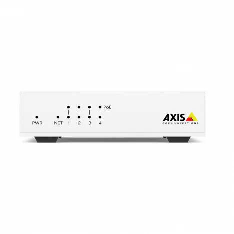 AXIS D8004 UNMANGED POE SWITCH/4CHANNEL 10/100 MBPS POE+ SWITCH