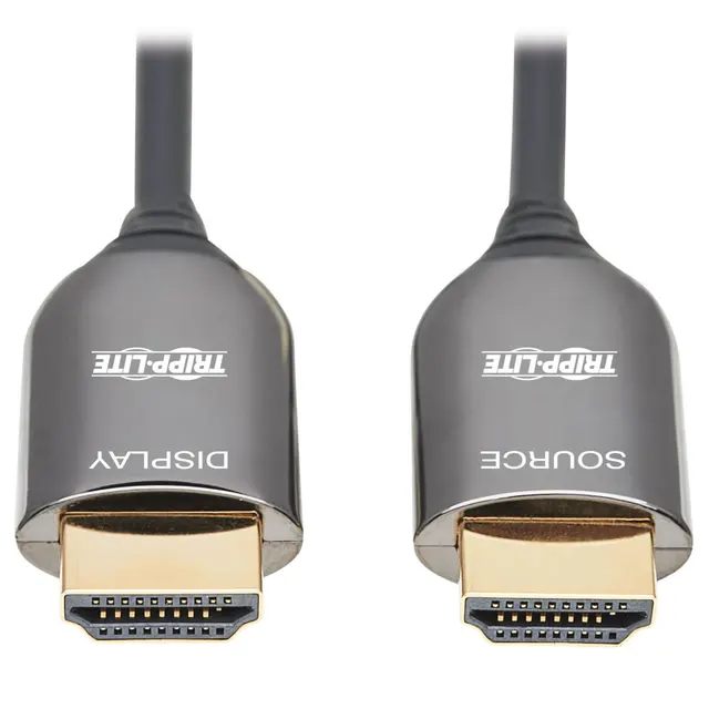 8K HDMI PLENUM-RATED FIBER AOC/8K UHD 60 HZ HDR M/M BLACK 20M