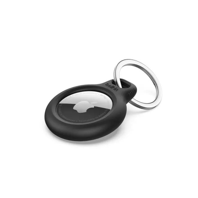 KEYRING FOR APPLE AIRTAG BLACK/