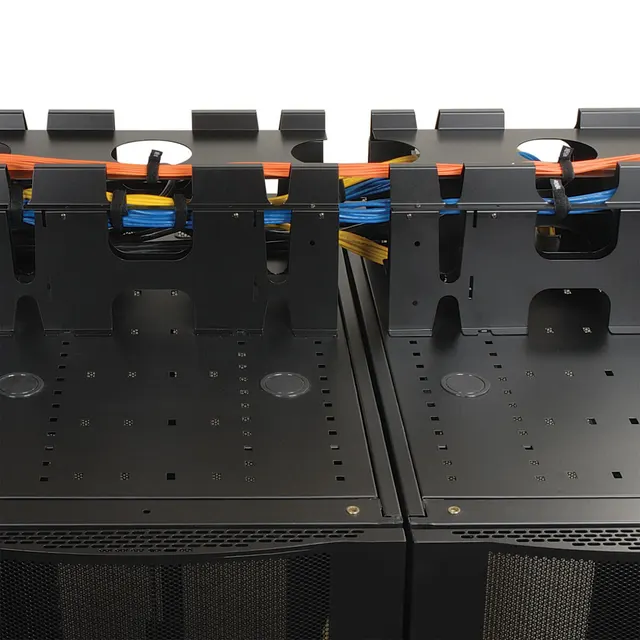 SmartRack Roof-Mounted Cable Trough - Provides cable routing and power/data cable segregation