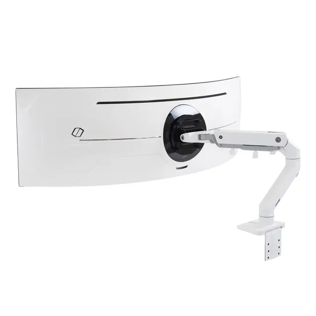 HX DESK MONITOR ARM/WITH HD PIVOT WHITE