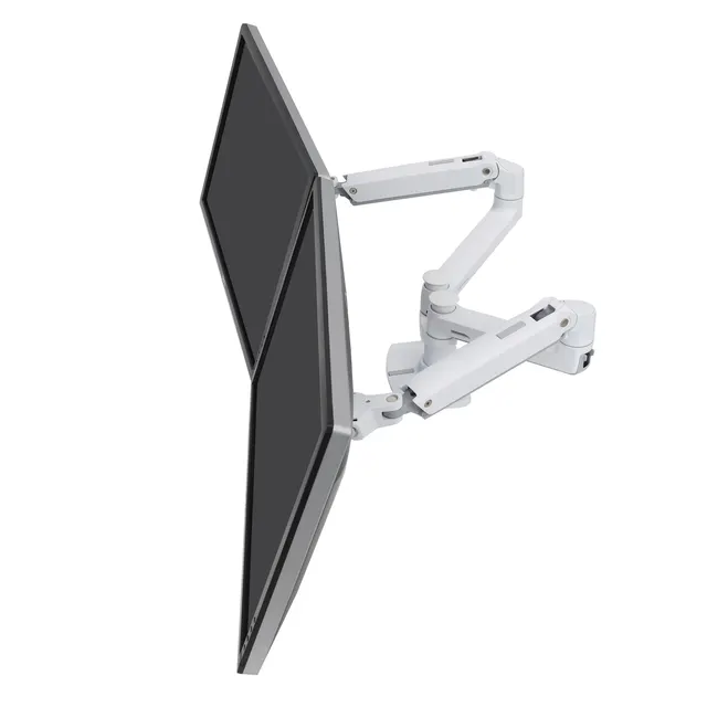 LX DUAL SIDE-BY-SIDE ARM WHITE/27IN 18.1KG LIFT 33 MIS-D 10Y WA