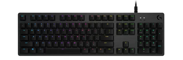 G512 CARBON LIGHTSYNC RGB Mechanical Gaming Keyboard with GX Brown switches - CARBON - UK - INTNL-973