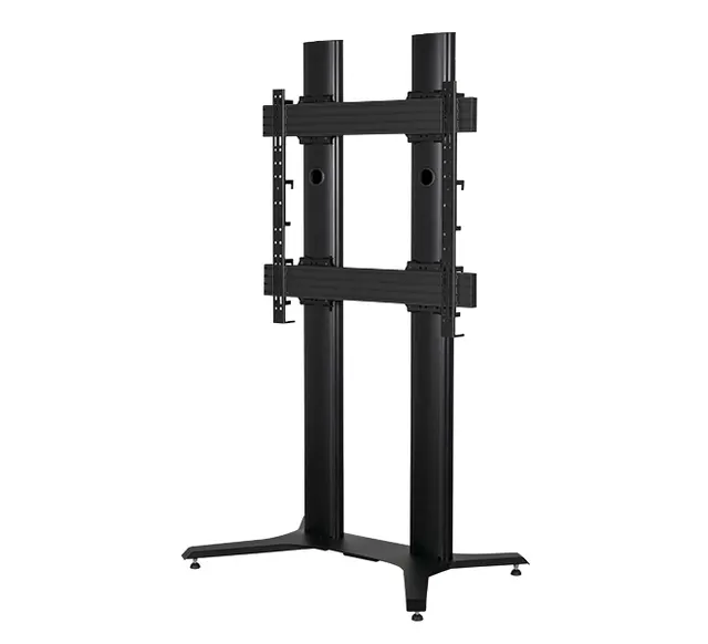 MODE-AL - Premium Freestanding Single Screen Twin Column UC Stand - (VESA 900 x 800) - 2m, czarny