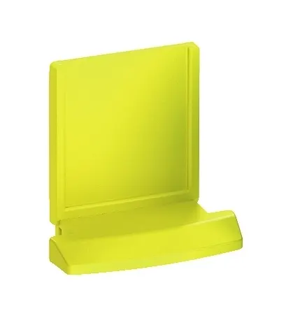 RJ45 SHUTTER YELLOW PANEL 19" 1U X 24