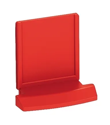 RJ45 SHUTTER RED PANEL 19" 1U X 24