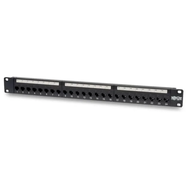 24-PORT 1U CAT6/CAT5 PATCH/PANEL, nieekranowany (UTP)