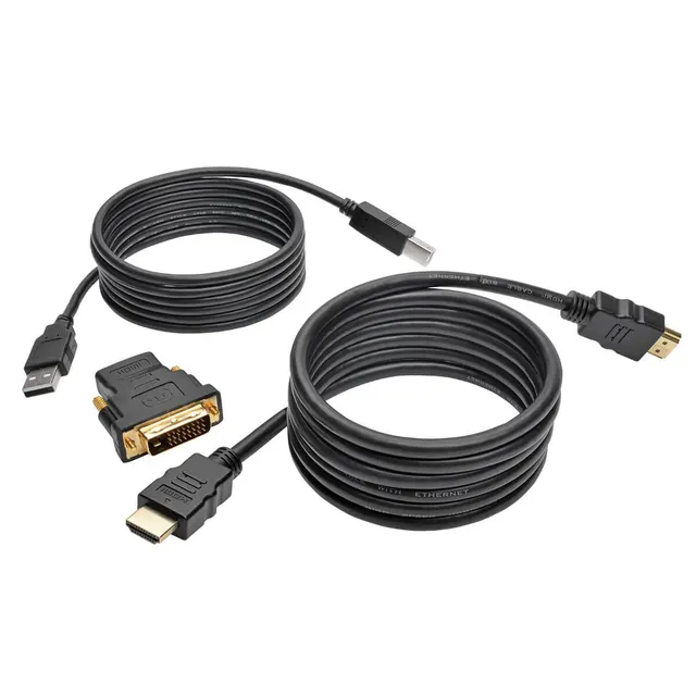 HDMI DVI USB KVM SWITCH CABLE/KIT 1.8M