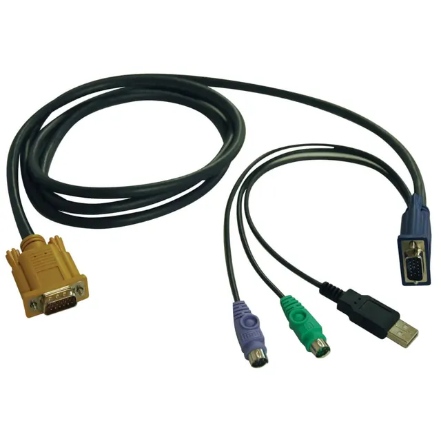 1.8 M USB/PS/2 KVM SWITCH CBL/