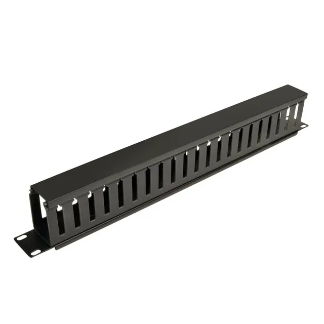 SmartRack 1U Horizontal Cable Manager - Finger duct with cover