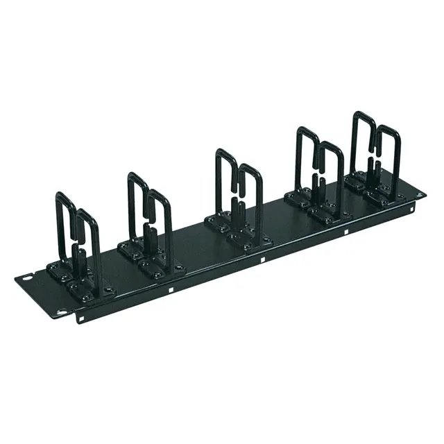 SmartRack 2U Horizontal Cable Manager - Flexible ring type