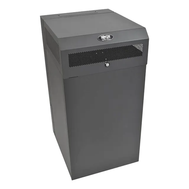 SmartRack 16U Low-Profile Vertical-Mount Wall-Mount Half-Height Server Rack Enclosure