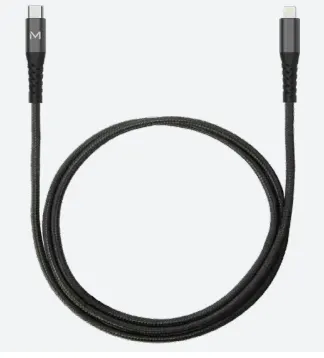 CABLE USB C /LIGHTNING (NO MFI)/SOFT BAG