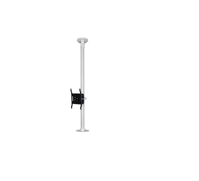 SYSTEM V - CCTV Ceiling Mount for a VESA 200 Tilt Screen and Dome Surveillance Camera - 1m Ø38mm Pole