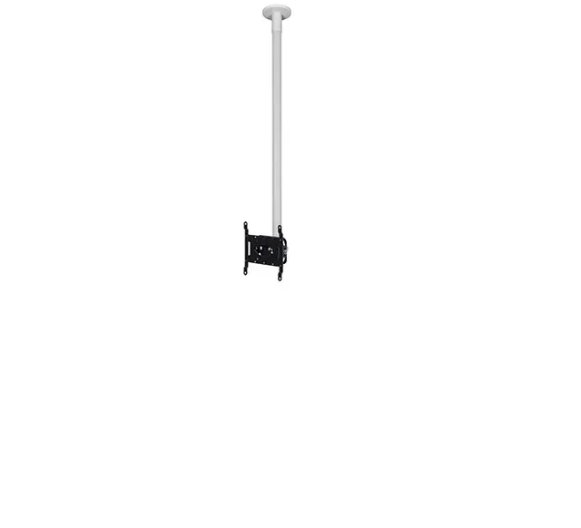 SYSTEM V - Flat Screen Ceiling Mount for VESA 200 Tilt Displays - 1m Ø38mm Pole