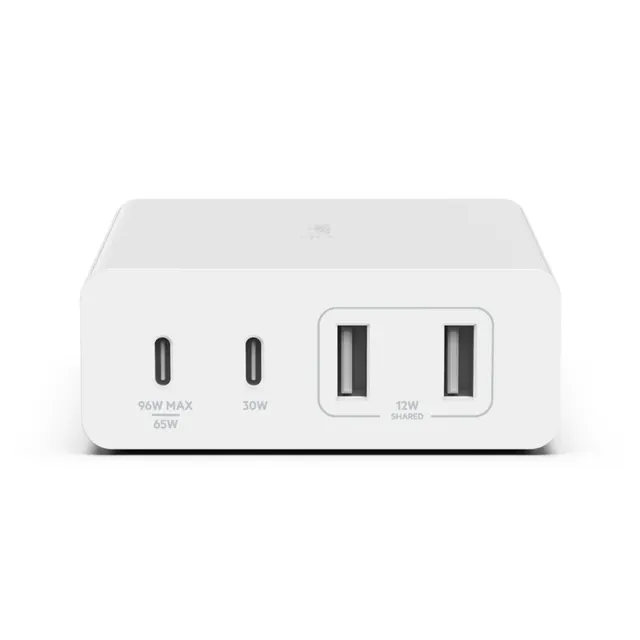 BELKIN 108W 4-PORTS USB GAN/DESKTOP CHARGER AND 2M CORD