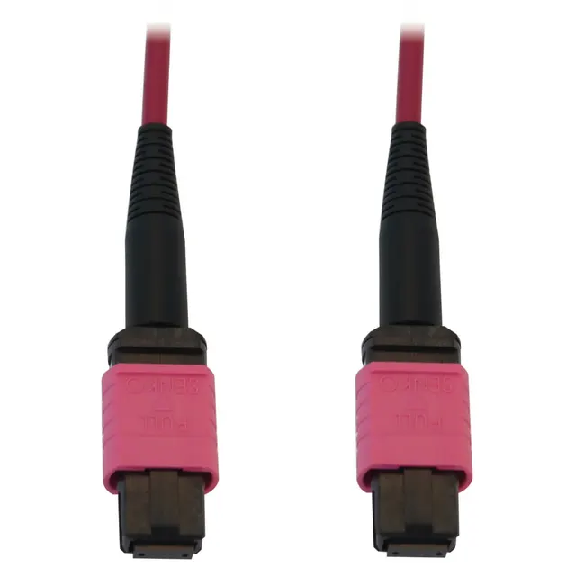 100G MM 50/125 OM4 FIBER CABLE/12F MTP/MPO-PC F/F LSZH MAGENTA, 3 m