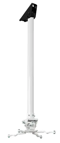 SYSTEM 2 - Extra-Large Projector Ceiling Mount with Micro-adjustment - 1.5m Ø50mm Pole, czarno-biały, słup 1,5 m