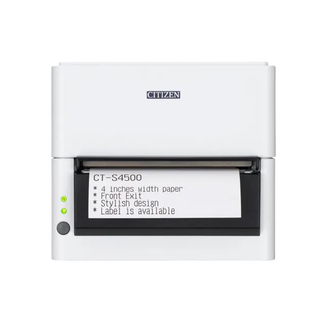 CT-S4500 PRINTER USB BLACK/200 MM/SEC 4-INCH MEDIA CUTT