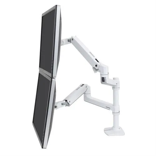 LX DUAL STACKING ARM WHITE/24IN 18.1KG LIFT 33 MIS-D 10Y WA
