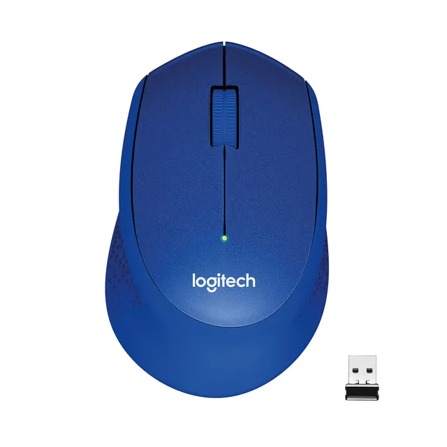Mysz bezprzewodowa Logitech M330 Silent Plus optyczna niebieska