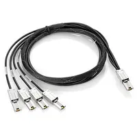HPE StorageWorks 2m External Mini-SAS to 4x1 Mini-SAS Remanufactured Cable