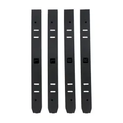 3.5 inch HDD tool-less installation kit, Black, Plastic,two pieces for left and right each.