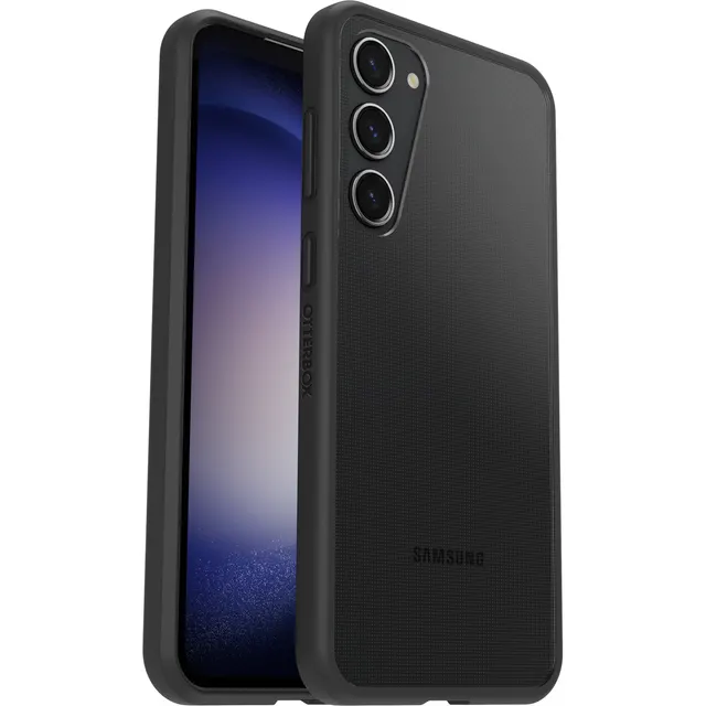 OTTER REACT SAMSUNG GALAXY S23+/BLACK CRYSTAL CL/BLACK - PROPACK