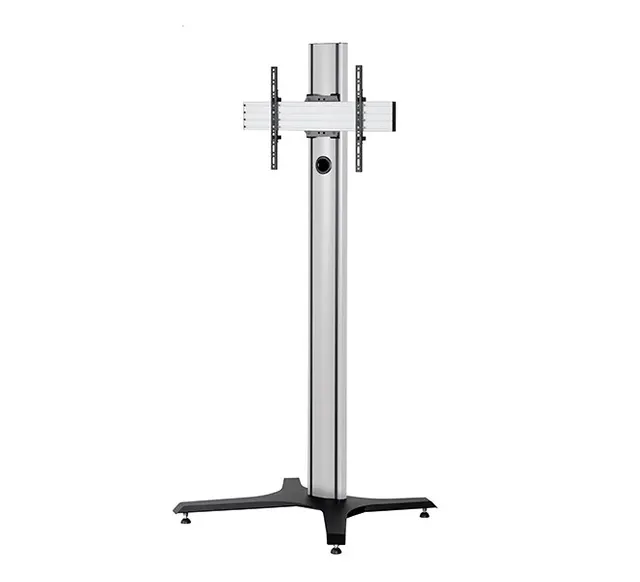 MODE-AL - Premium Freestanding Single Screen UC Stand - 2m, 2 m, czarno-srebrny