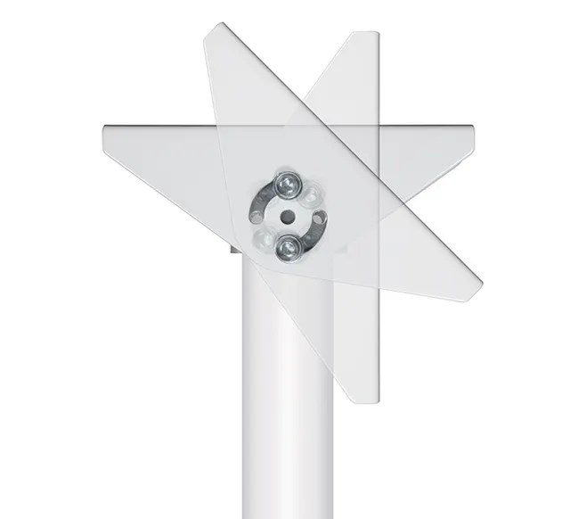 SYSTEM 2 - Ceiling/Wall Mount w/Tilt - White