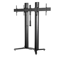 MODE-AL - Premium Freestanding Twin Screen VC Stand - (VESA 600 x 400) - 2m, czarny