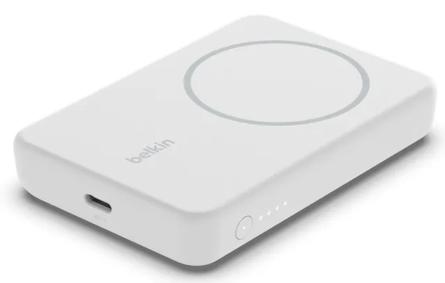 DRAHTLOSE MAGNETISCHE POWERBAN/MIT AUSKLAPPBAREM STANDFU