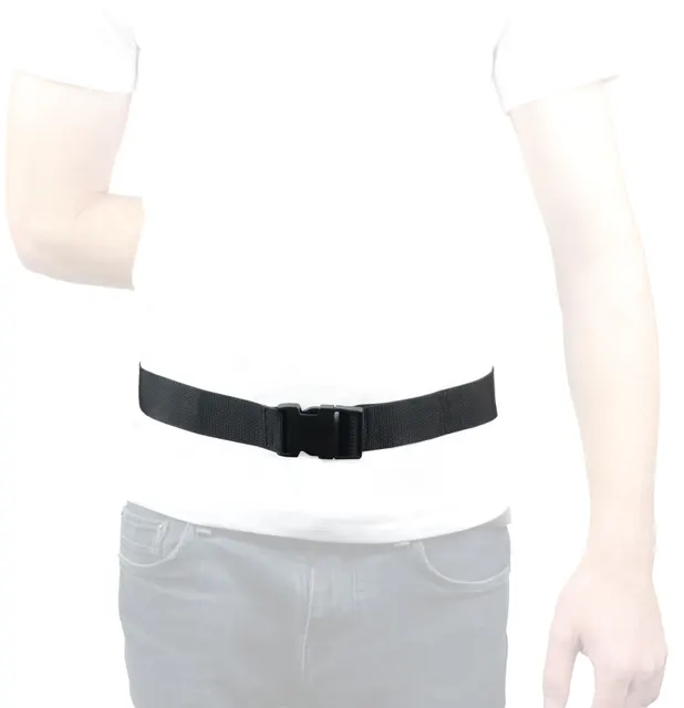 SOFT BELT - 40MM - PLASTIC CLIP/BUCKLE - 70 TO 135 CM