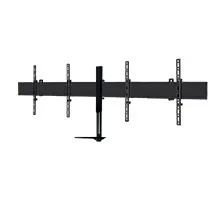 SYSTEM X - Twin Screen VC Wall Mount with Webcam Shelf for 46-65" Displays