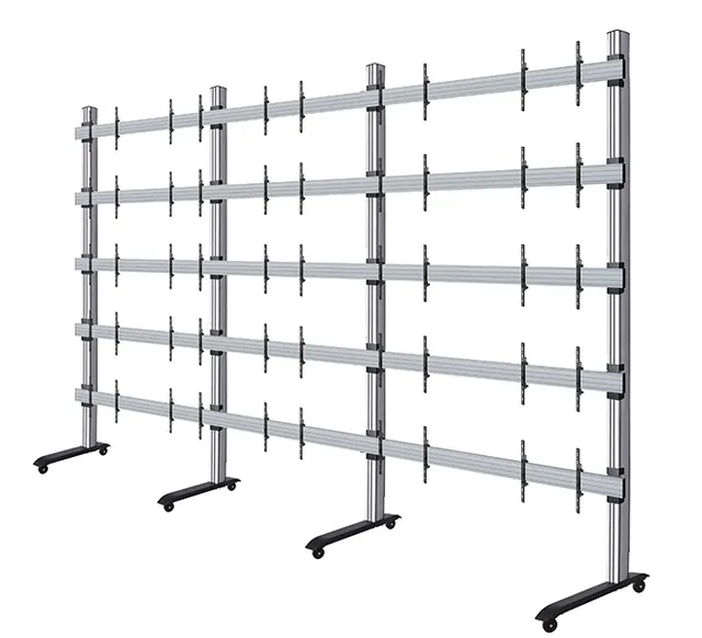 SYSTEM X - 271 inch LG LSAC LED Bloc Ultimate Mobile Videowall Display, 5x5 (271"), czarno-srebrny