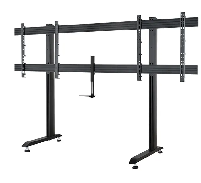 SYSTEM X - XXL Twin Screen VC Stand (VESA 1000 x 800), czarny